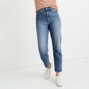 MADEWELL Classic High Rise Straight Jeans in Peralta Wash Size 23